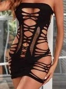 Solid Cut Out Dress